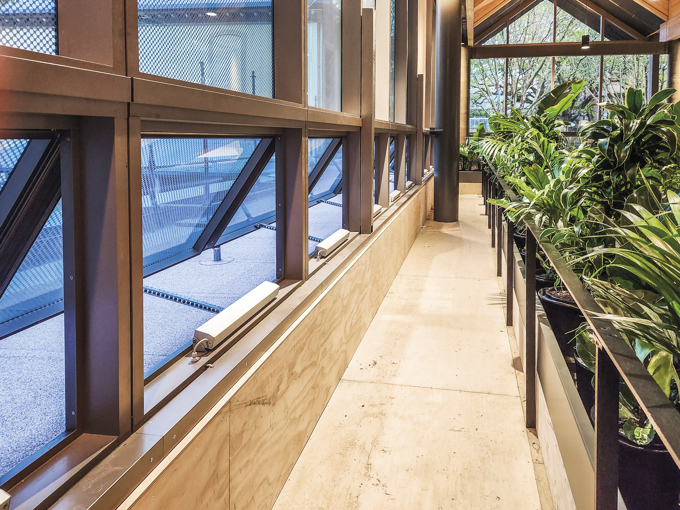 Fenster für Zuluft
